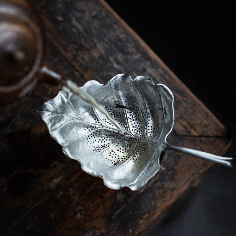 Handmade Tin Tea Filter Creative Tea Leaf Strainer Cup