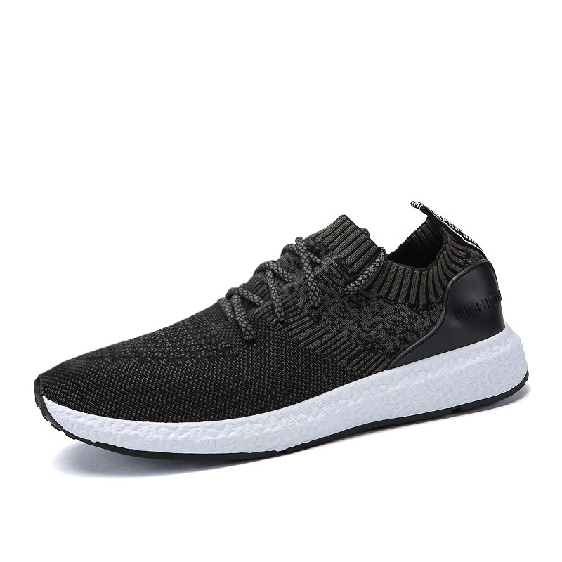 Tzf- Blue men's sneakers - casual athletic shoes with cushioned comfortable sole