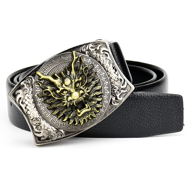 Hip Hop Knife-Style Men’s Leather Belt