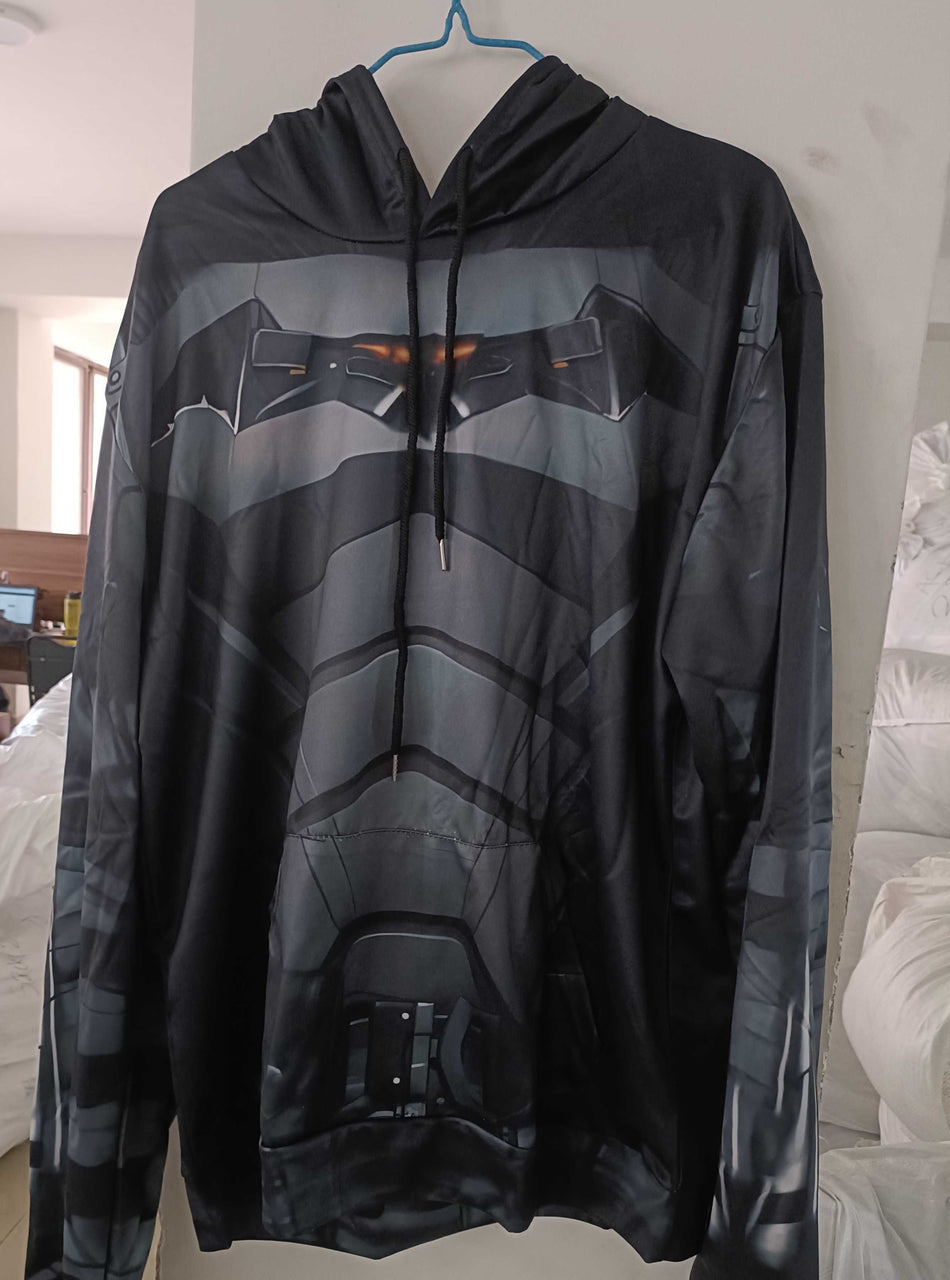 STOCK-Cartoon Printed Hooded Sweatshirt Casual Sports Hoodie