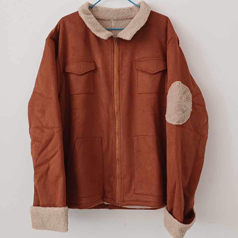 INSTOCK- Men’s Lambskin Lapel Zipper Jacket – Autumn Winter