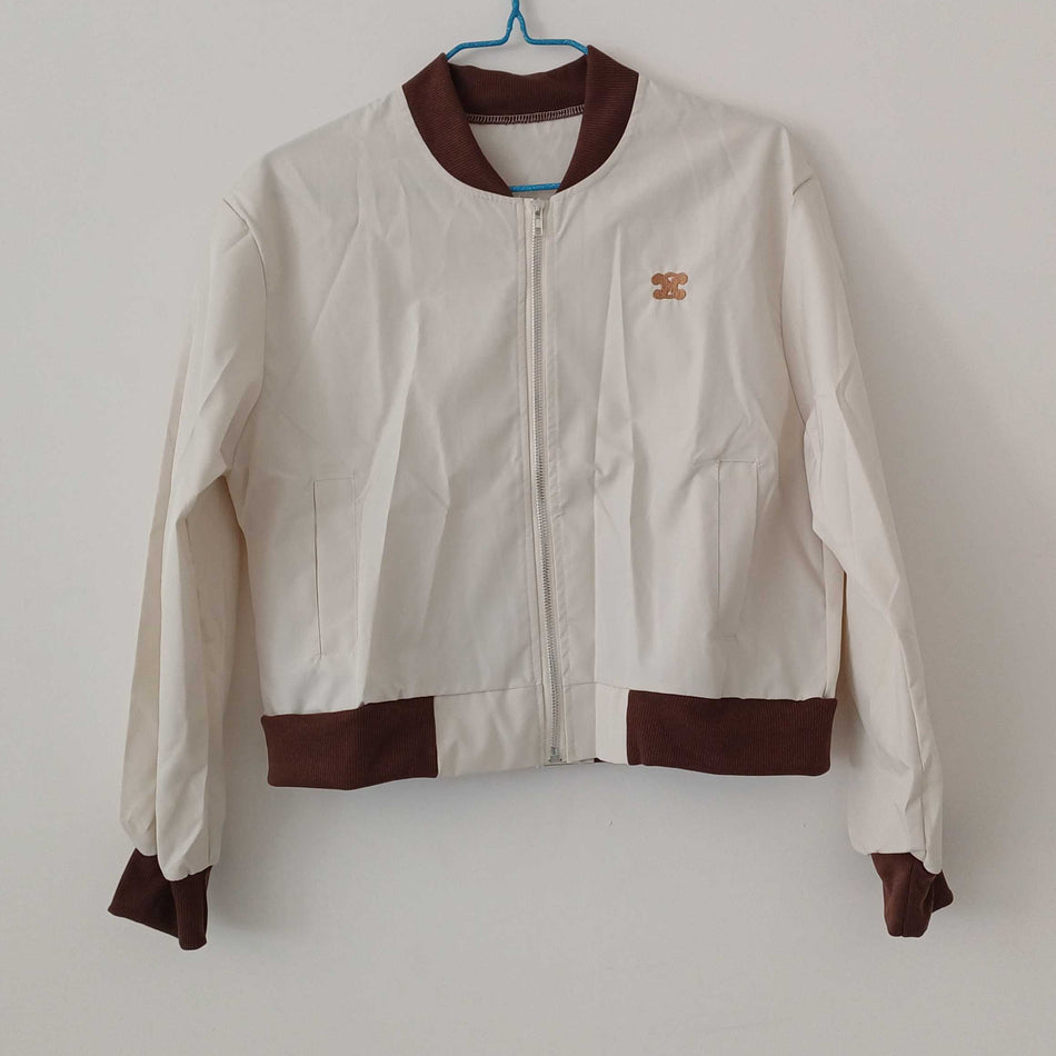 STOCK-Color Block Street Style Baseball Jacket