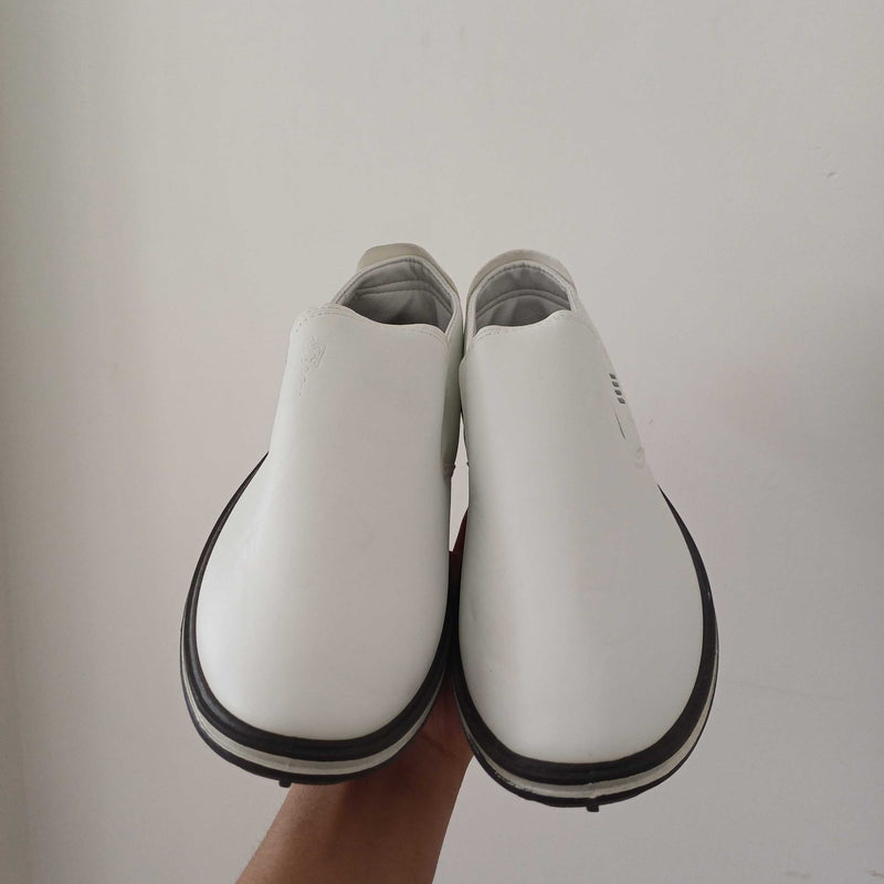 INSTOCK-Men's White Leather casual Shoes