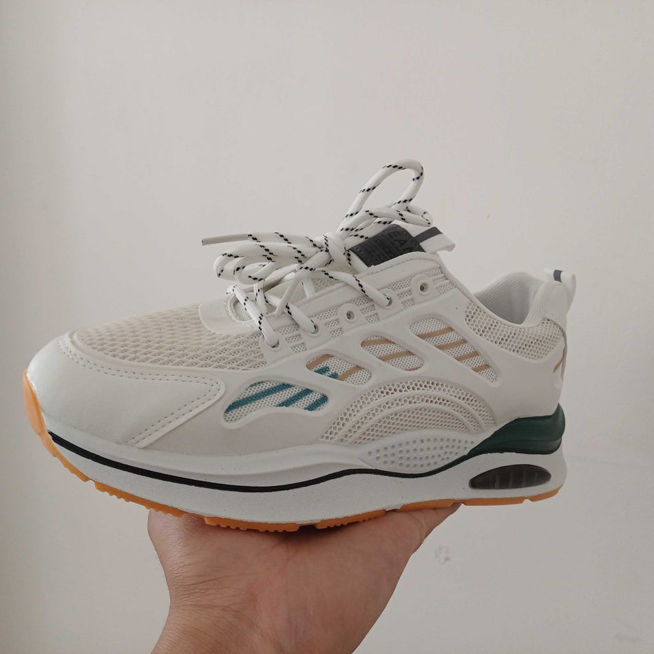 STOCK-Men’s Trendy White Sneakers – Spring Casual & Stylish
