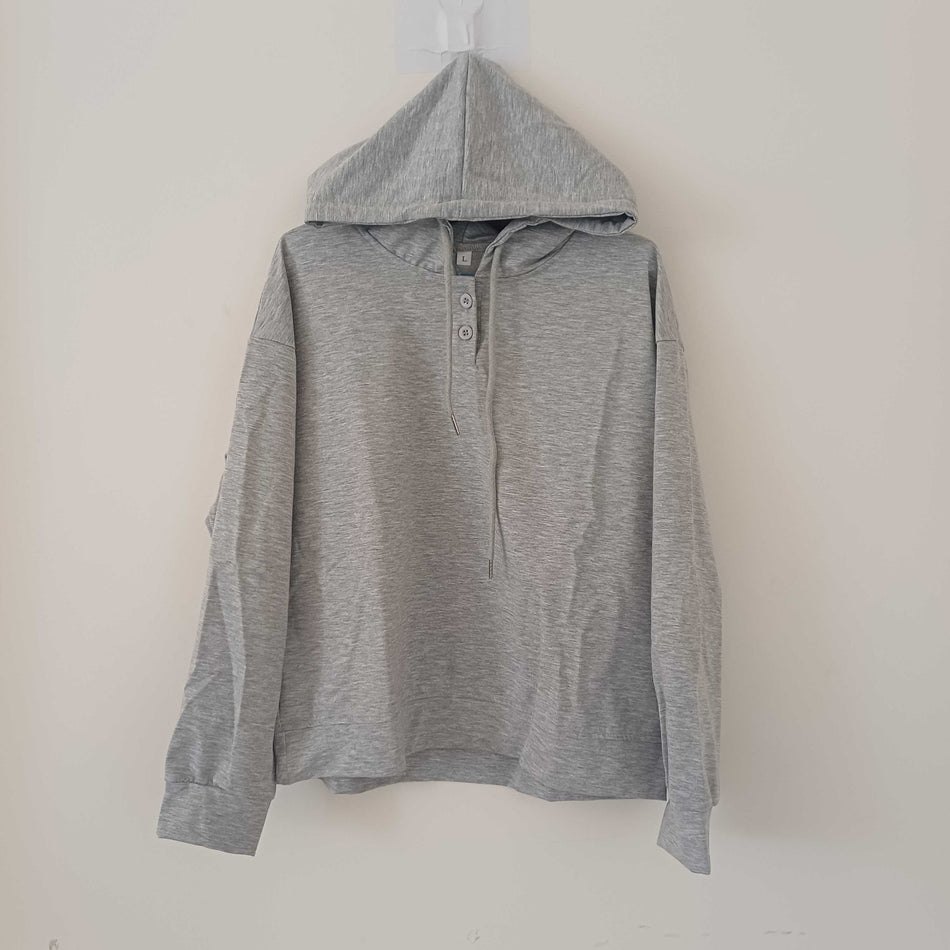 STOCK-Loose Korean Hoodie – All-match Spring Autumn Jacket