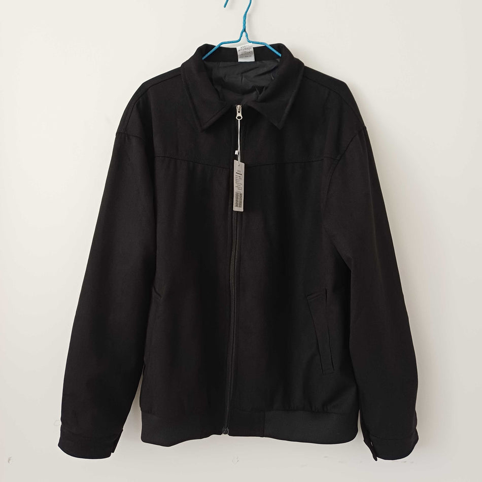 STOCK-Vintage Suede Men’s Jacket – American Street Hip Hop