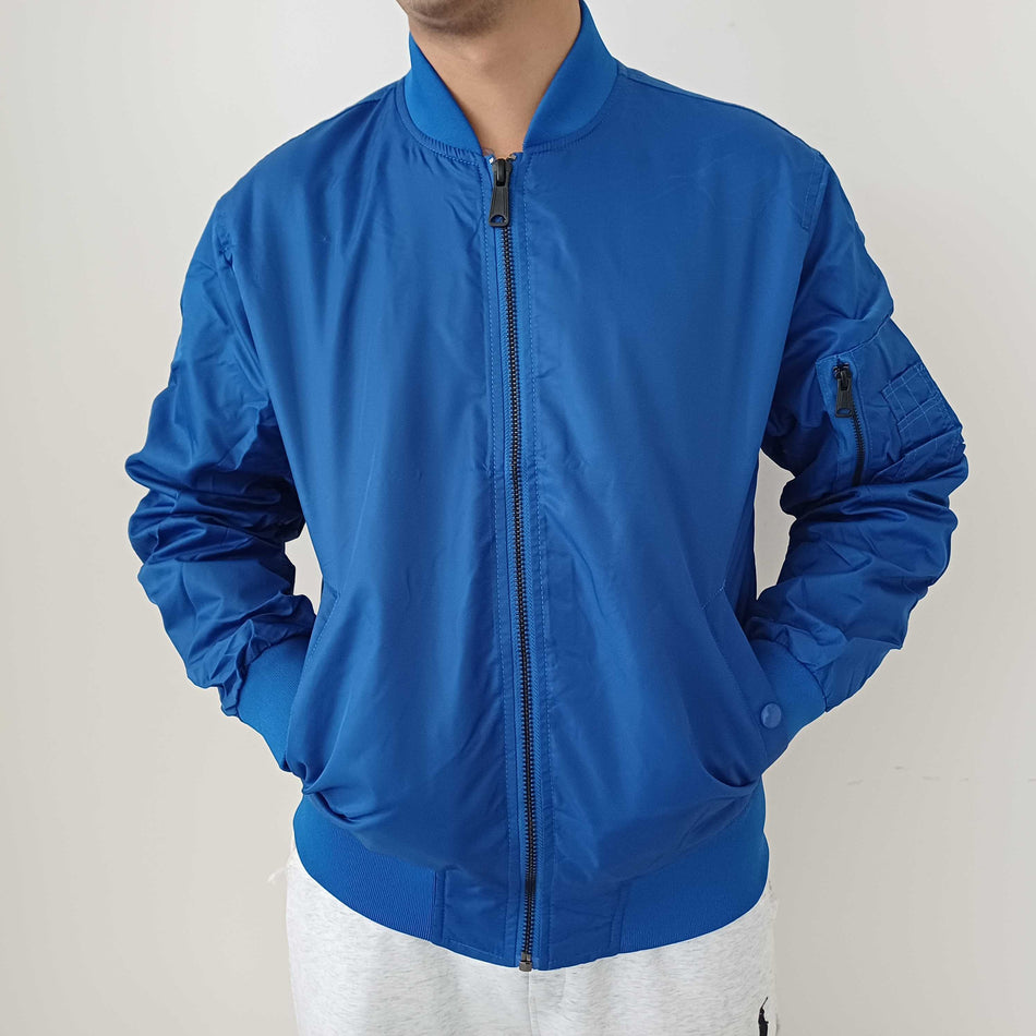 STOCK-Men’s Air Force MA-1 Bomber Jacket – Amazon Trend