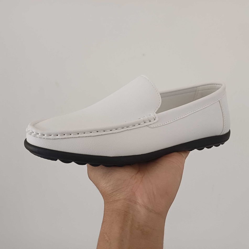 STOCK-Round toe slip-on casual shoes