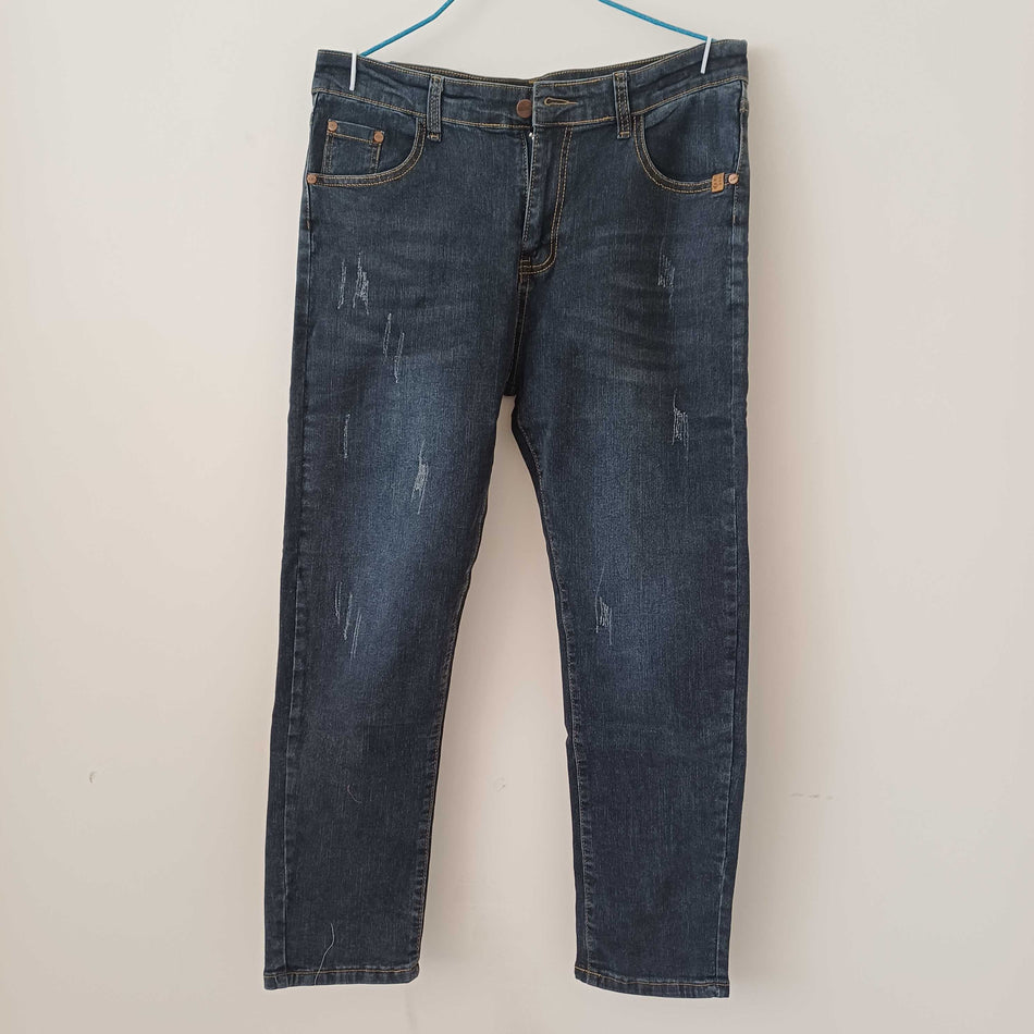 STOCK-Summer Slim Nine-Point Jeans – High-End Fashion Men’s Pants