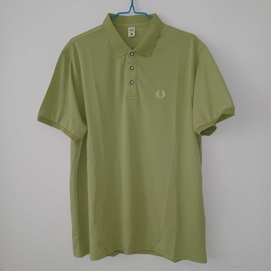 STOCK-Men’s Embroidered Polo T-Shirt – Stylish & Comfortable