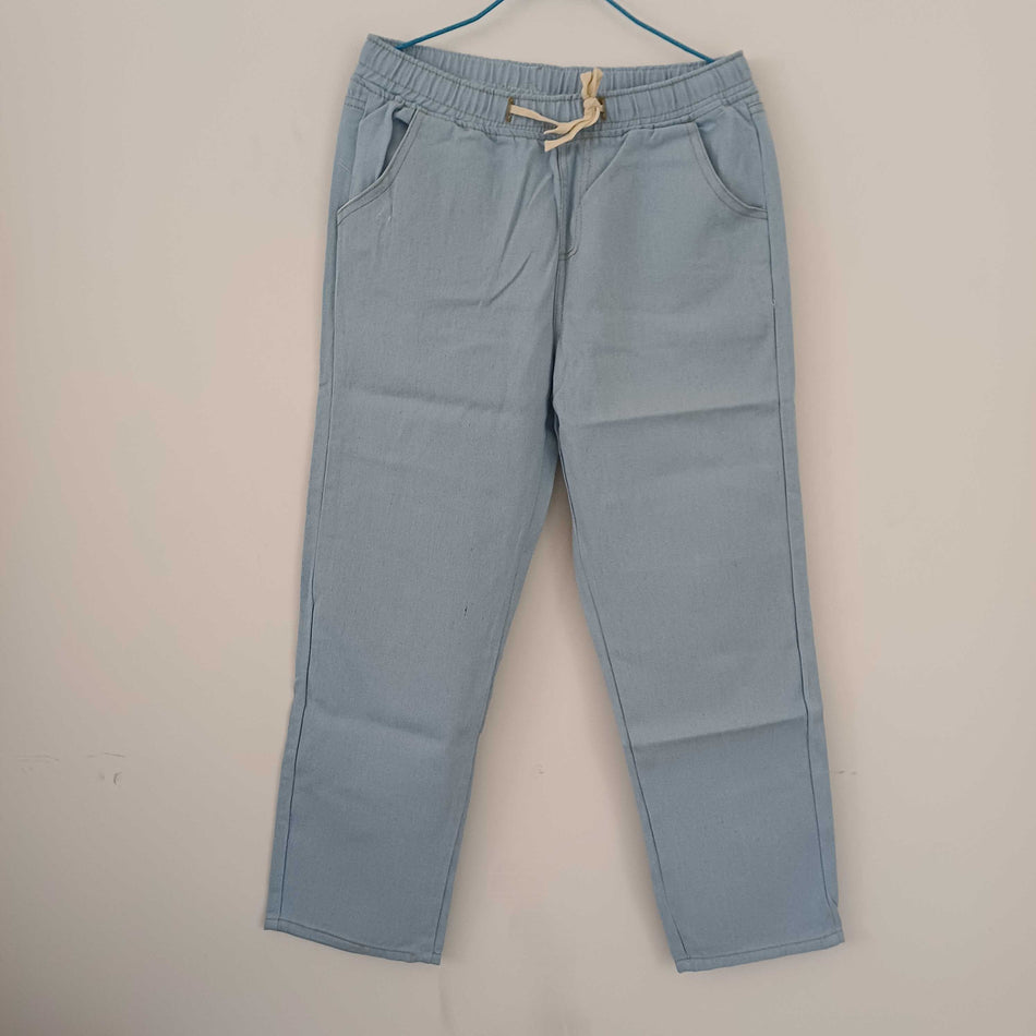 STOCK-Men’s Plus Size Straight Jeans Loose Wide-Leg Pants