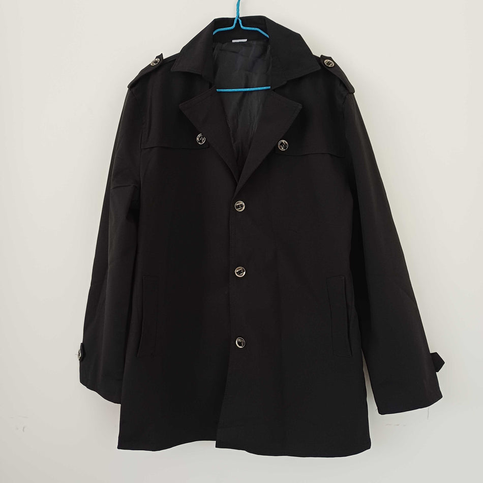 STOCK-Men's Windbreaker 2024 – Mid-Length Coat for Spring