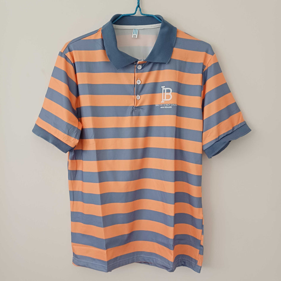 INSTOCK-2025 Men's Polo Shirt with Stripes for Summer Casual