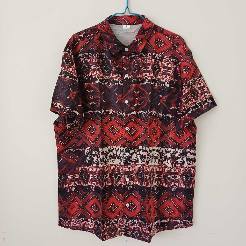 STOCK-3D Cashew Flower Print Hawaiian Shirt – Summer Vibes for