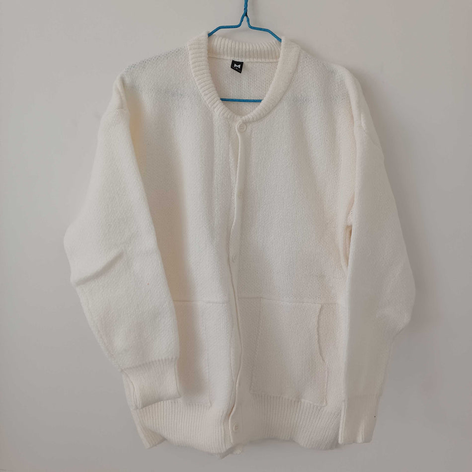INSTOCK-Men's Korean Style Knitted Cardigan Sweater Jacket