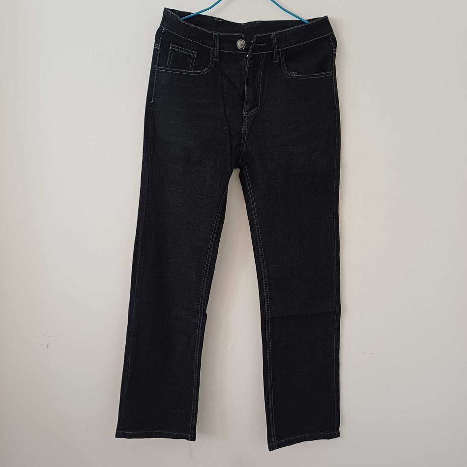 STOCK-Stretch Loose Jeans for Men – Mid Waist Casual Fit