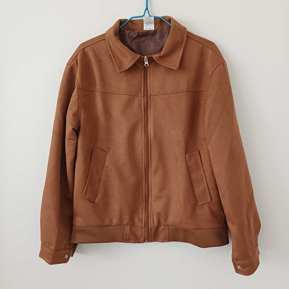 STOCK-Men's High-end Brown Jacket
