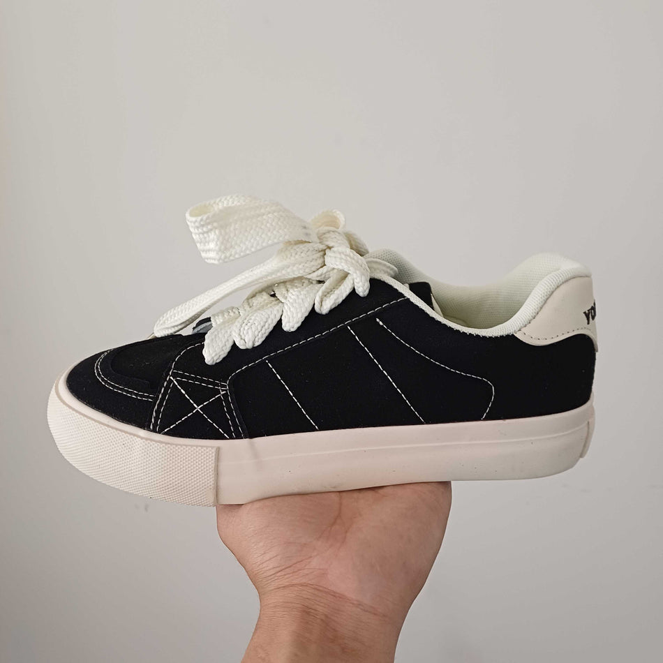 STOCK-Niche design suede multi-color casual sports shoes