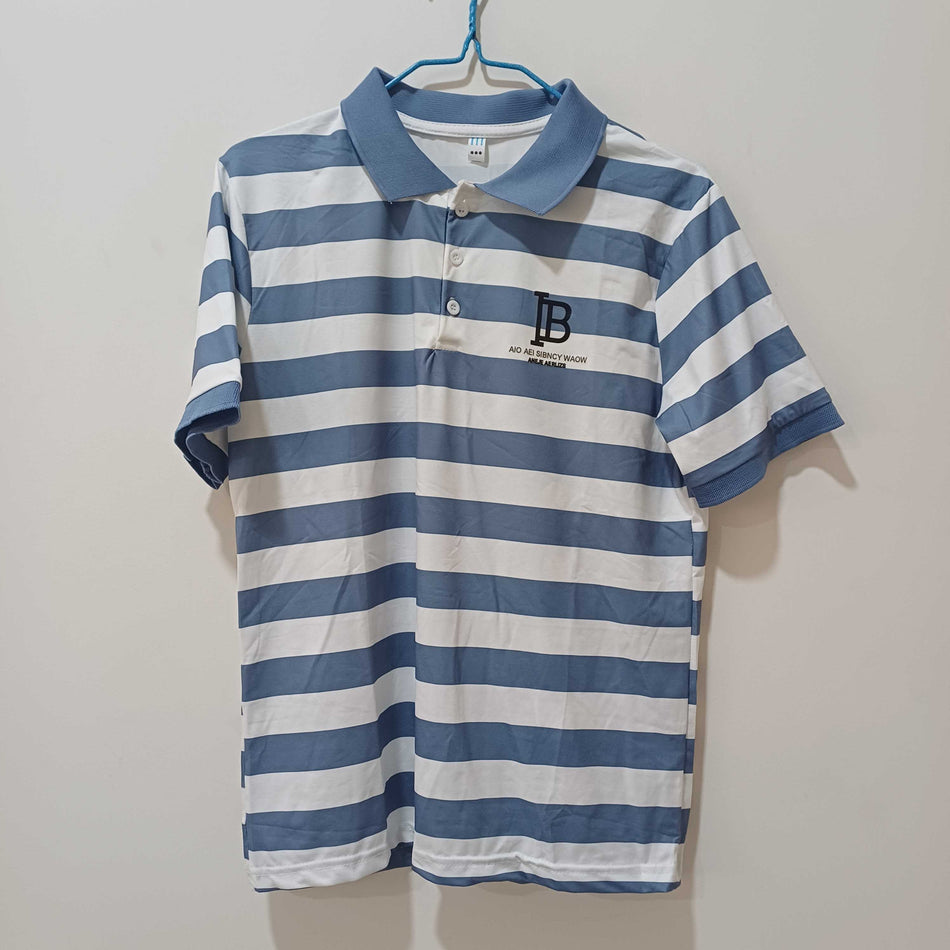 STOCK-2025 Men's Polo Shirt with Stripes for Summer Casual