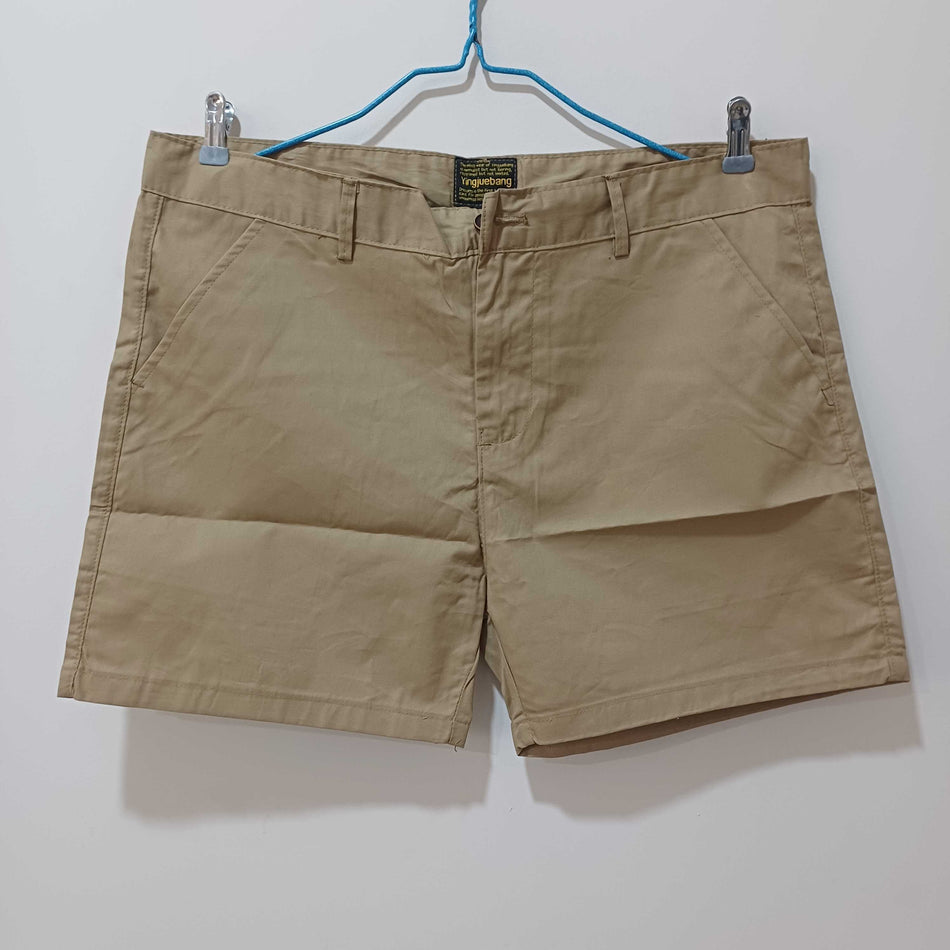STOCK-American-Style Men’s 3/4 Cotton Summer Casual Shorts