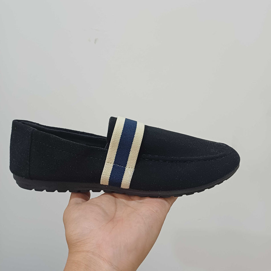STOCK-Korean style trendy moccasins men's casual leather shoes