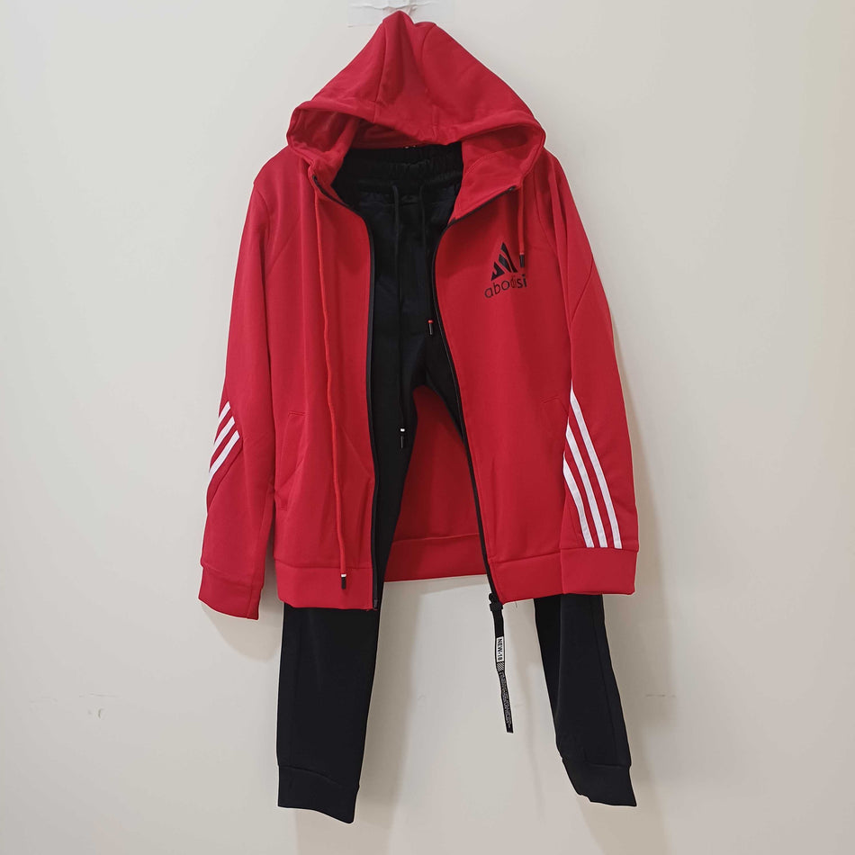 STOCK-2025 Men’s Autumn Hooded Sports Suit – Muscle Training