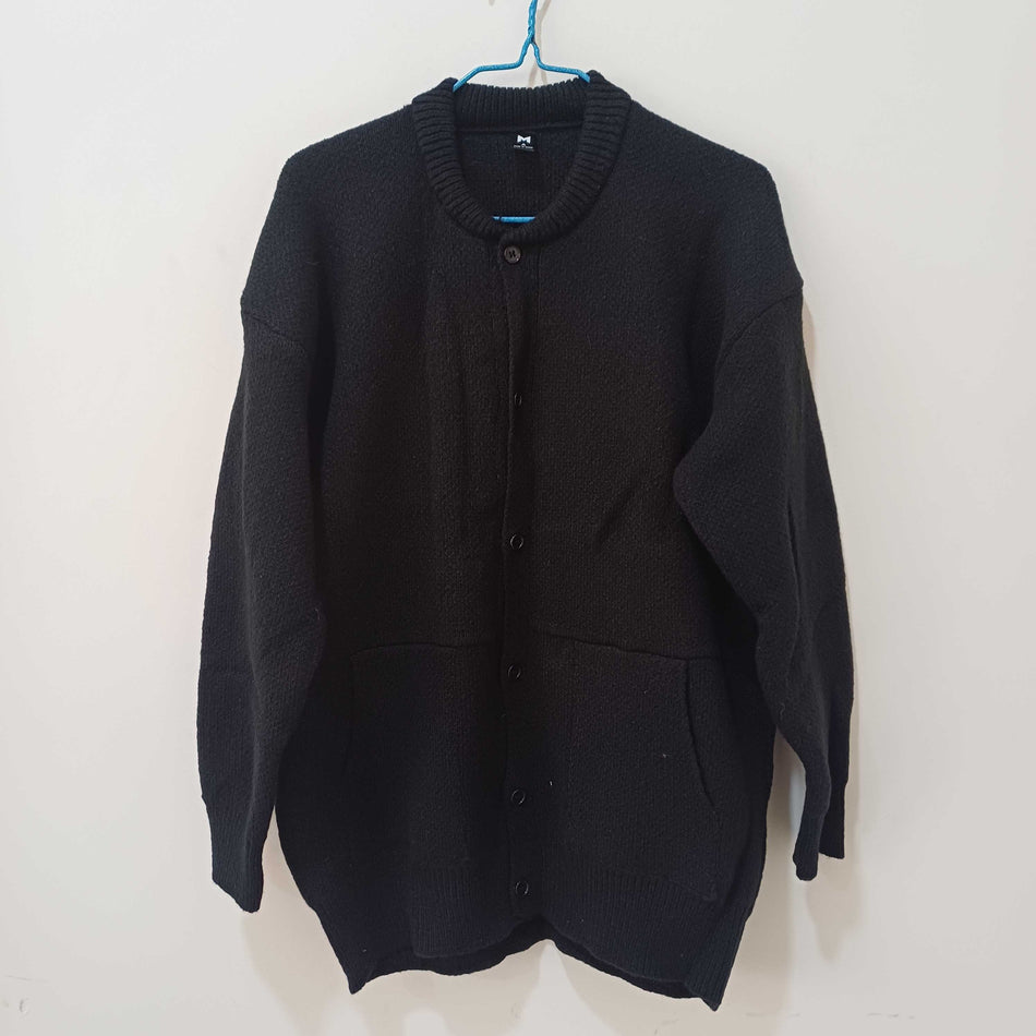 INSTOCK-Men's Korean Style Knitted Cardigan Sweater Jacket