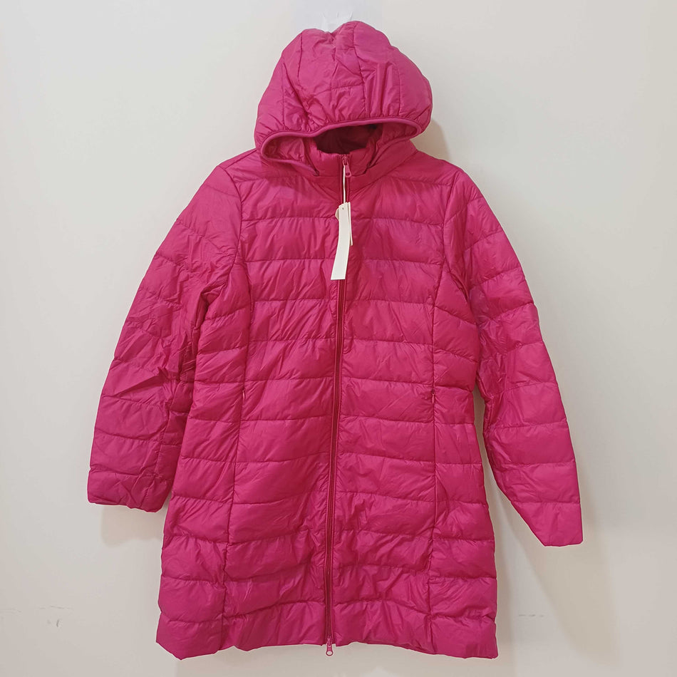 INSTOCK-Slim Hooded Down Jacket for Women