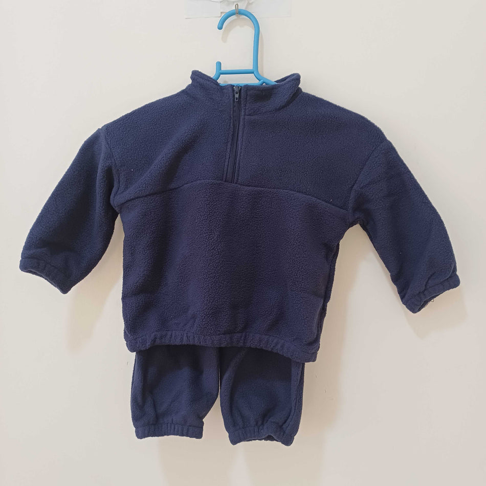 INSTOCK-Kids’ Fleece Suit 2025 Autumn Winter Warm Set