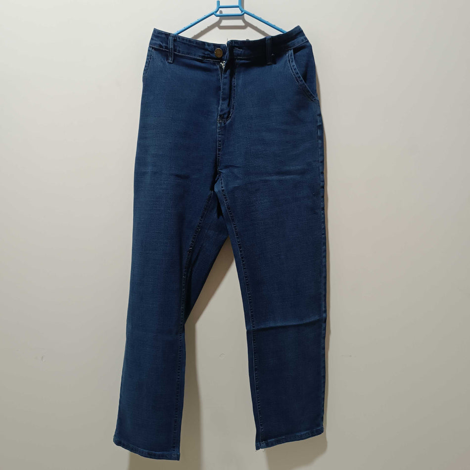 STOCK-Stretch Loose Jeans for Men – Mid Waist Casual Fit