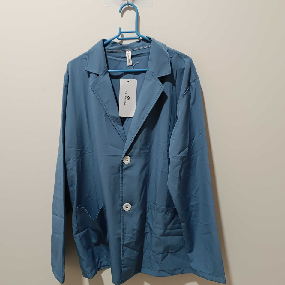 STOCK-Men’s Summer Ice Silk Suit Jacket – Ultra-Thin Sunscreen