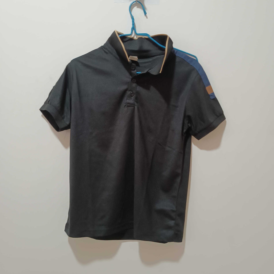 STOCK-Color-Block Polo Shirt – Slim Fit Men’s Summer Top
