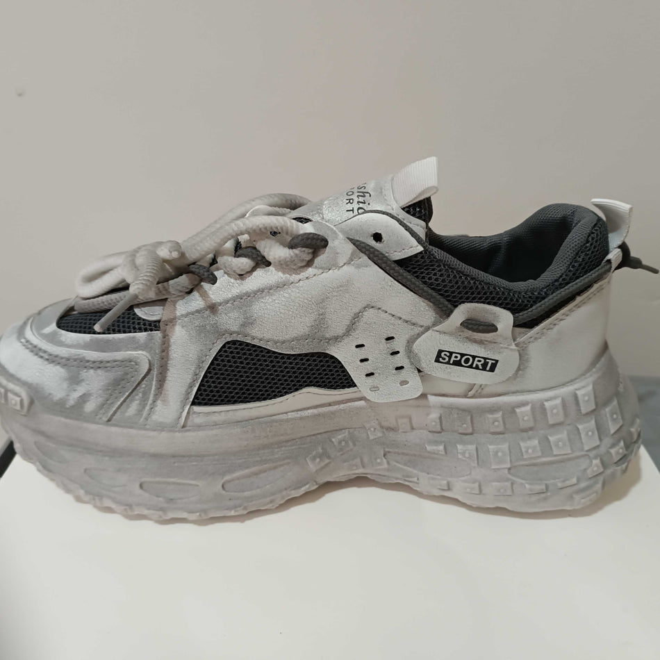 STOCK-Four Seasons Men’s Thick-Soled Sneakers