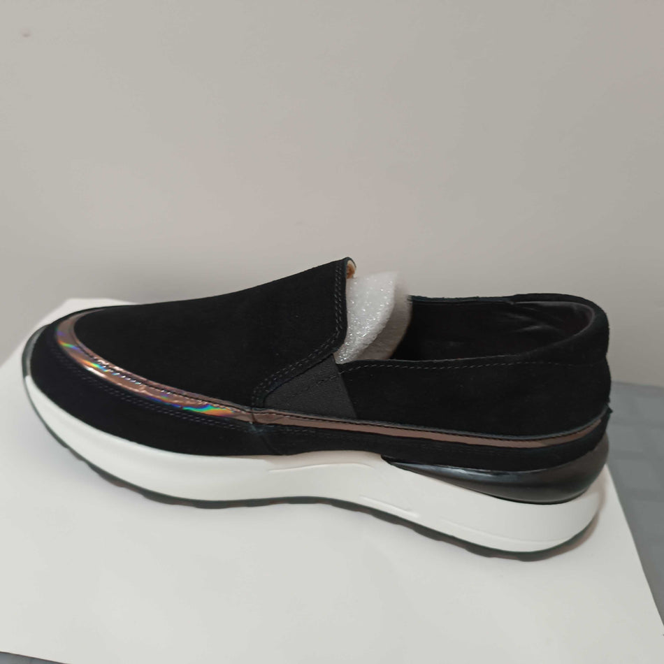 STOCK-Plus Size Platform Loafers – Cozy & Stylish Work Shoes