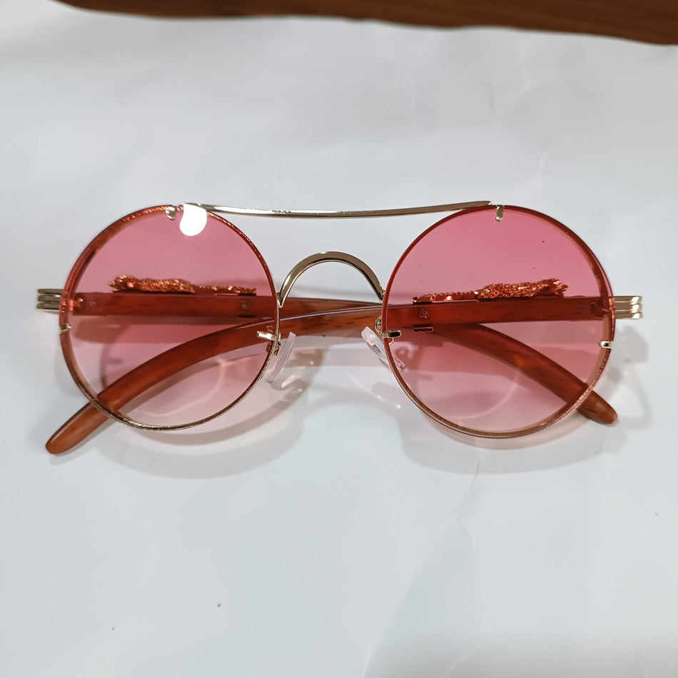 STOCK-Retro Leopard Head Round Sunglasses | Fashion Trend Unisex