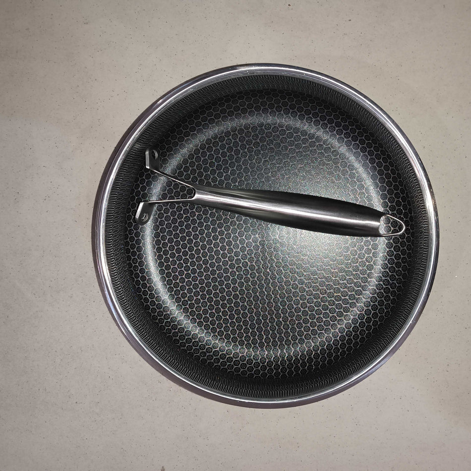 STOCK-Ceramic Non-Stick Frying Pan – Flat Bottom for Gas &