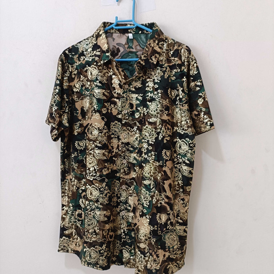 STOCK-Men's Ice Silk Shirt – Wrinkle-Free, Breathable & Stylish