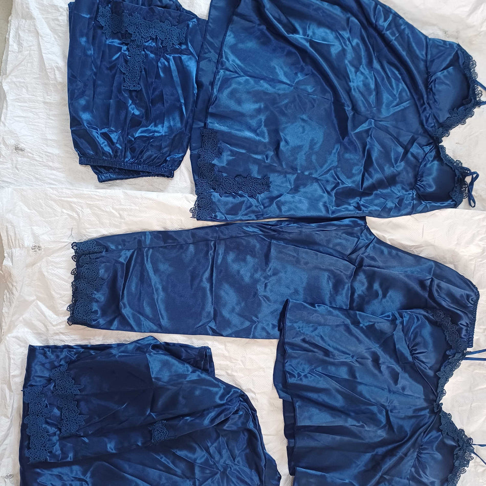 STOCK-Women’s Ice Silk Pajamas Set