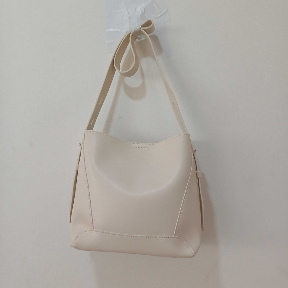 STOCK-Soft Leather Bucket Bag – Women’s High-End Shoulder Bag