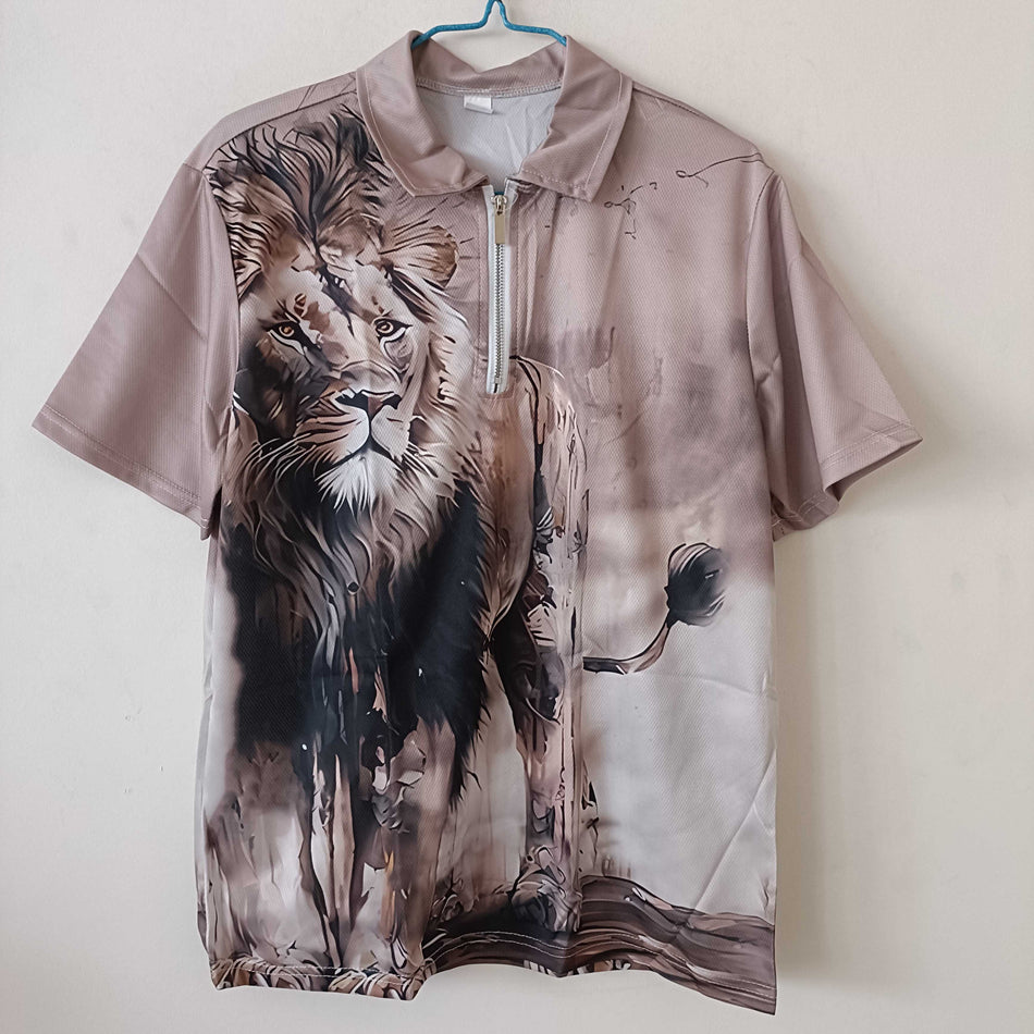 STOCK-Lapel Short-Sleeved Polo T-Shirt – Stylish & Comfortable