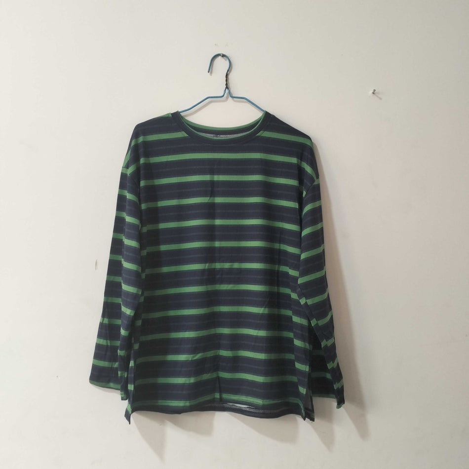 STOCK-Striped Long Sleeve Casual T-Shirt for Women