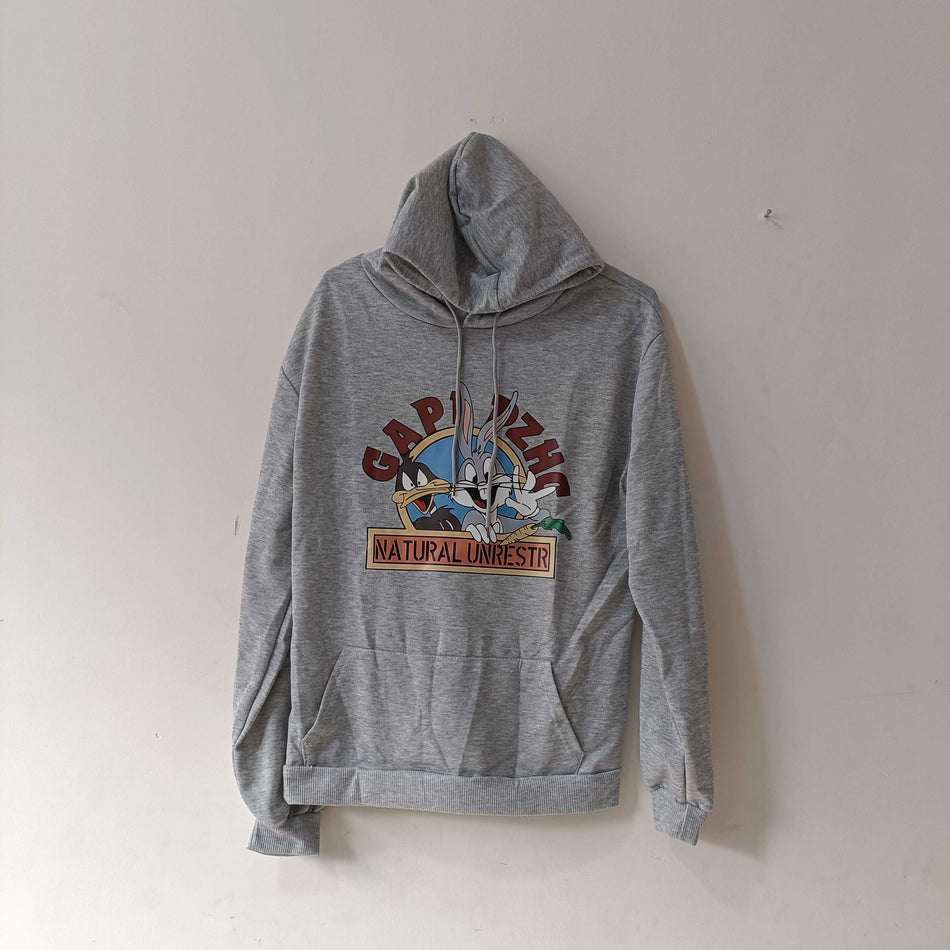 STOCK-Unisex Hip-Hop Cartoon Hoodie Fleece Jacket