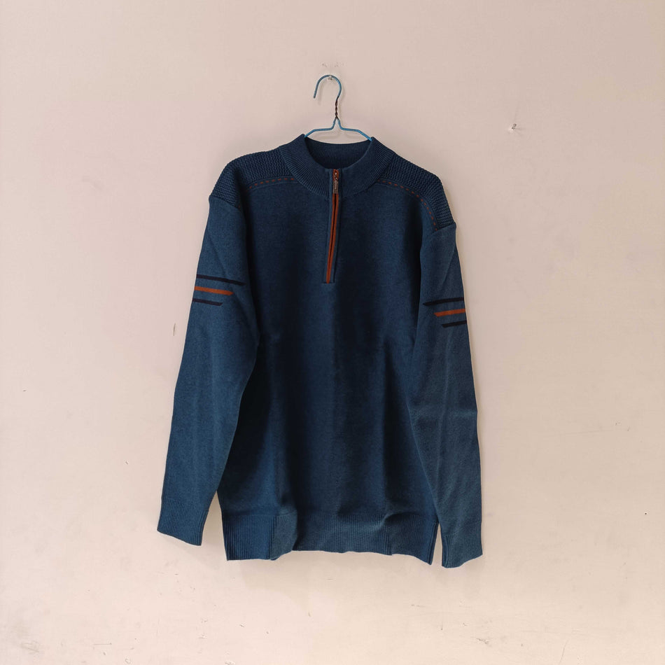 INSTOCK-Men’s Half-Turtleneck Zipper Sweater Thick Winter Warm