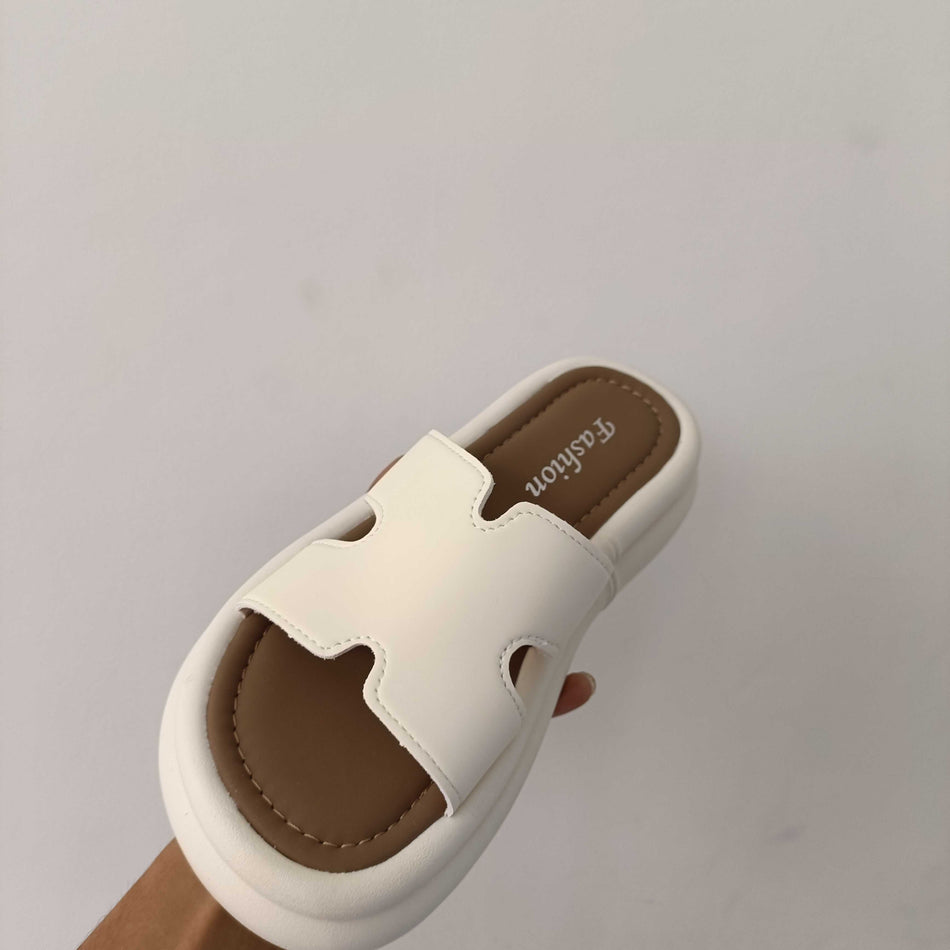 STOCK-Women’s Summer Thick-Soled Round-Toe Sandal