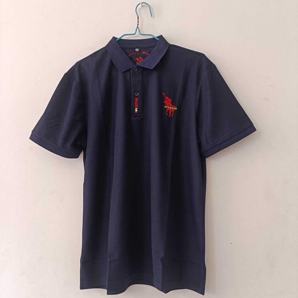 STOCK-Embroidered Polo – Summer Men’s Lapel Cotton T-Shirt