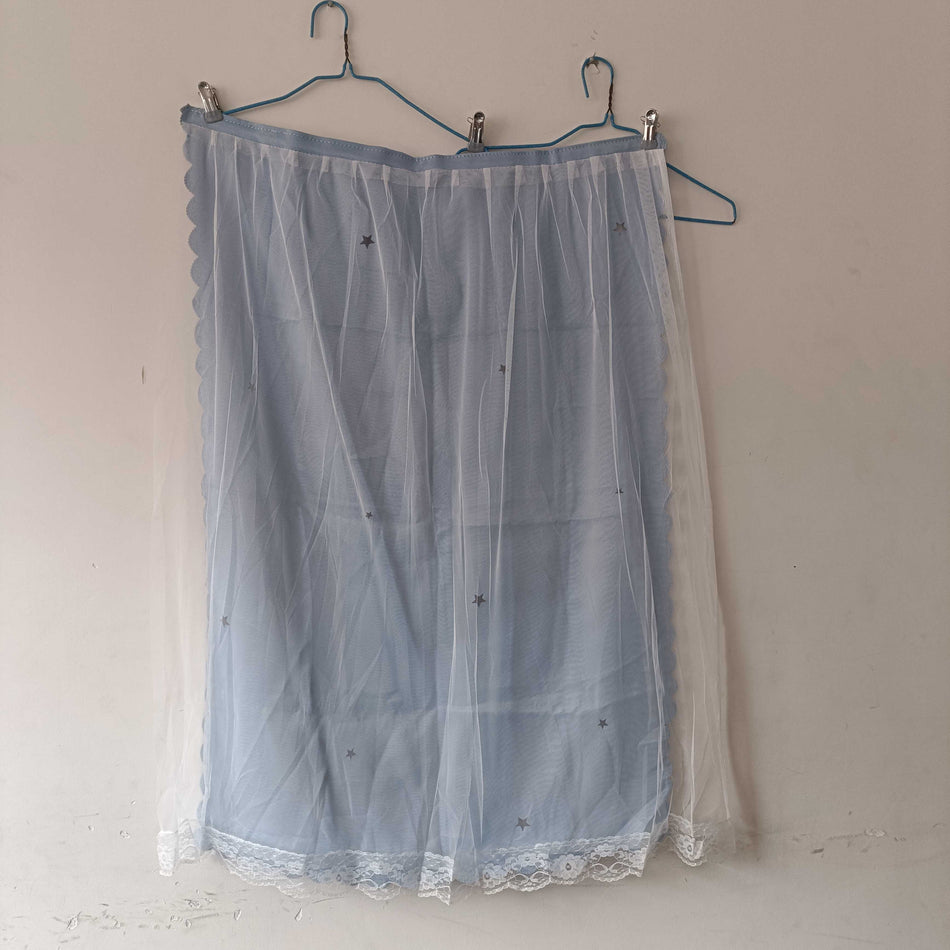 STOCK-Hollow Star Punch-Free Nordic Shading Curtain