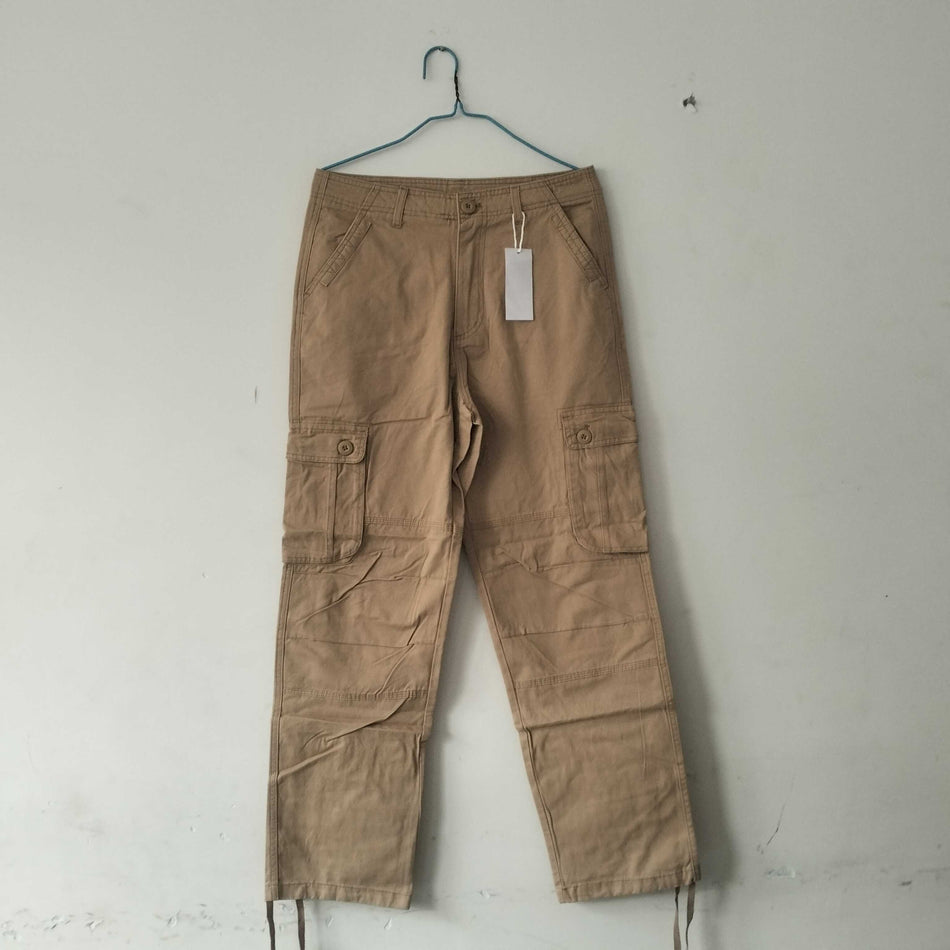 STOCK-Men’s Multi-Pocket Work Pants – Casual Loose Labor