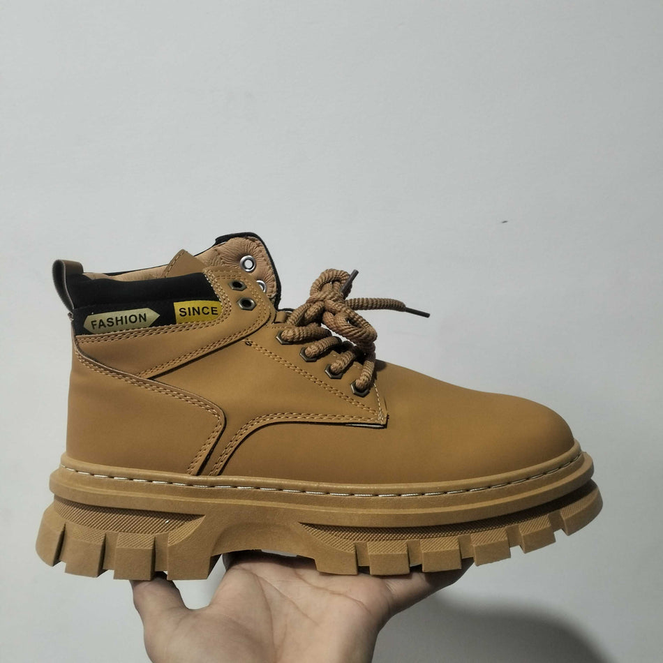 STOCK-Men's High-Top Martin Boots – British Style