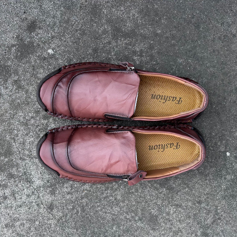 INSTOCK-Men’s Handmade British Casual Shoes – Genuine Leather &