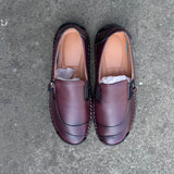 INSTOCK -  trendy men's British casual shoes, handmade, round